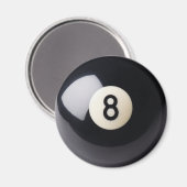 Aimant à 8 balles Billard Snooker (Recto/Verso)