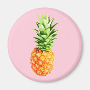 Aimant à ananas, version rose, été