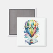Aimant à ballon à air chaud (Recto/Verso)