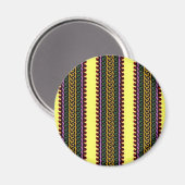 Aimant à bande décorative - jaune/violet (Recto/Verso)