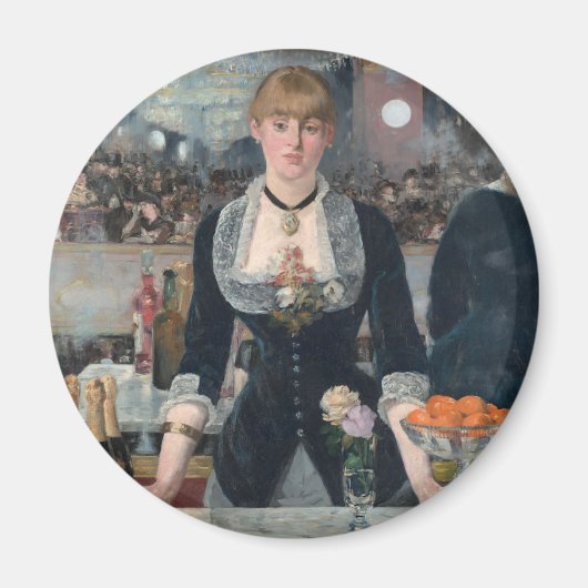 Aimant A Bar aux Folies-Bergère d'Edouard Manet (Devant)