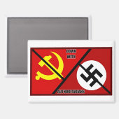 Aimant A bas les autoritaristes (Recto/Verso)