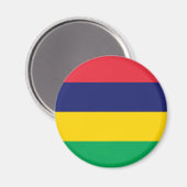 Aimant A bas prix ! Drapeau Maurice (Recto/Verso)