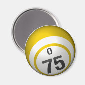 Aimant à bille de 75 bingo (Recto/Verso)