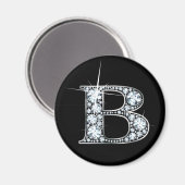 Aimant à bille de diamant "B" (Recto/Verso)