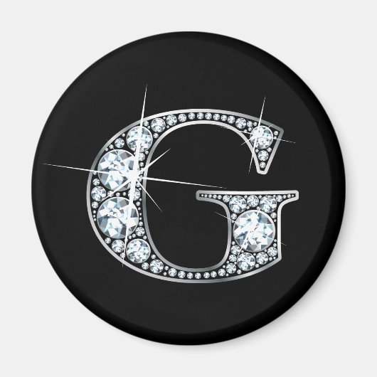 Aimant à bille de diamant "G" (Devant)