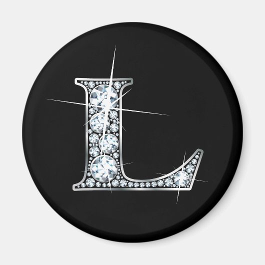 Aimant à bille de diamant "L" (Devant)