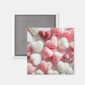 Aimant à bonbons au coeur aigre dur (Recto/Verso)