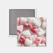 Aimant à bonbons de coeur dur (Recto/Verso)
