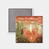 Aimant à bougie de Noël (Recto/Verso)