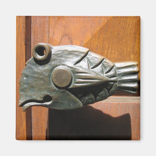 Aimant à bouton de porte de poisson (Devant)