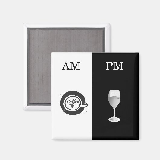 Aimant À Café Et À Vin (Recto/Verso)