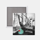 Aimant à canard en caoutchouc "Down by the Seaside (Recto/Verso)