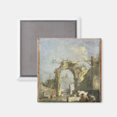 Aimant A Capriccio - Ruines, 18ème siècle (Recto/Verso)