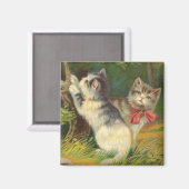Aimant à chaton vintage (Recto/Verso)