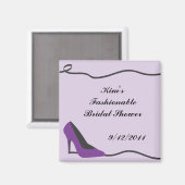 Aimant à chaussure violet (Recto/Verso)