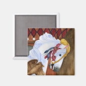 Aimant à cheval de carrousel (Recto/Verso)