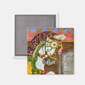 Aimant à cheval de carrousel (Recto/Verso)