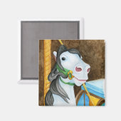 Aimant à cheval de carrousel (Recto/Verso)