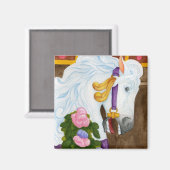 Aimant à cheval de carrousel (Recto/Verso)