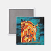 Aimant à Cheval de Châtaigne (Recto/Verso)