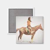 Aimant A Cheyenne Brave, 1901 (Recto/Verso)