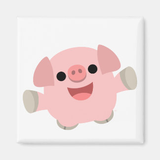 Aimant à cochon de dessin