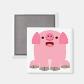 Aimant à cochon de dessin mignon (Recto/Verso)