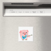 Aimant à cochon de dessin mignon Rockin (In Situ (Lave-vaisselle))