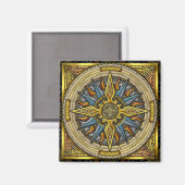 Aimant à compas celtique (Recto/Verso)