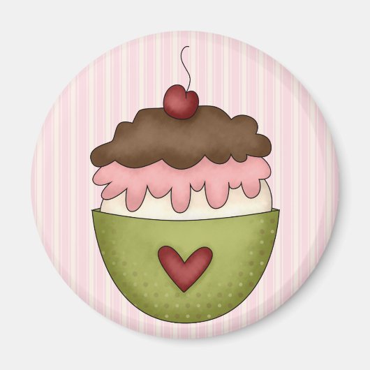 Aimant à crème glacée (Devant)