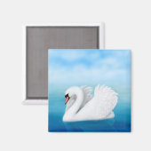 Aimant à cygne solitaire (Recto/Verso)