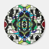 Aimant à damiers (Devant)