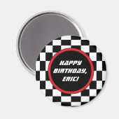 Aimant à damiers Carré (Recto/Verso)