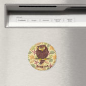 Aimant à dessin de hibou (In Situ (Lave-vaisselle))