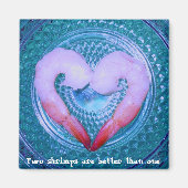 Aimant à deux crevettes (Devant)