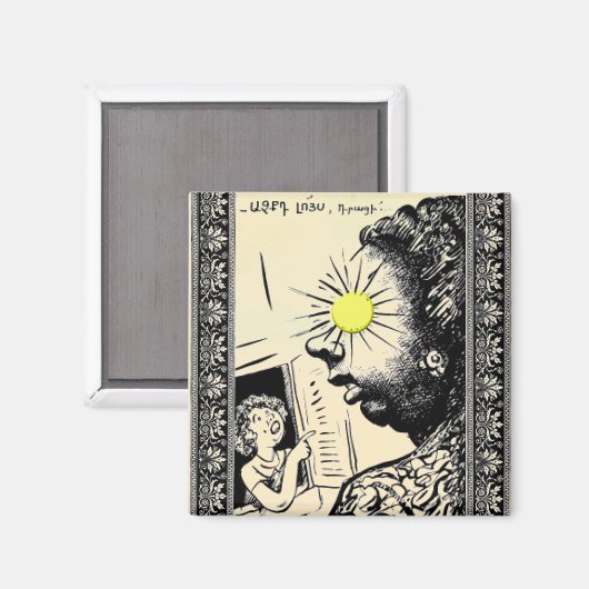 Aimant à dire arménien (Recto/Verso)