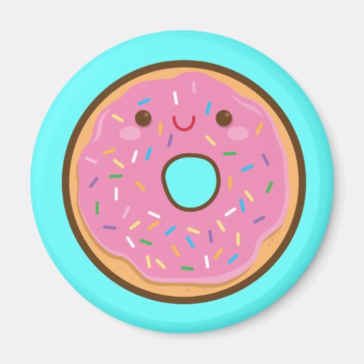 Aimant à Donut Kawaii (Devant)