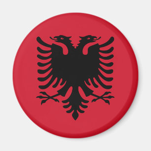 Aimant à drapeau d'Albanie