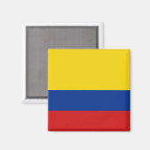 Aimant à drapeau de Colombie (Recto/Verso)