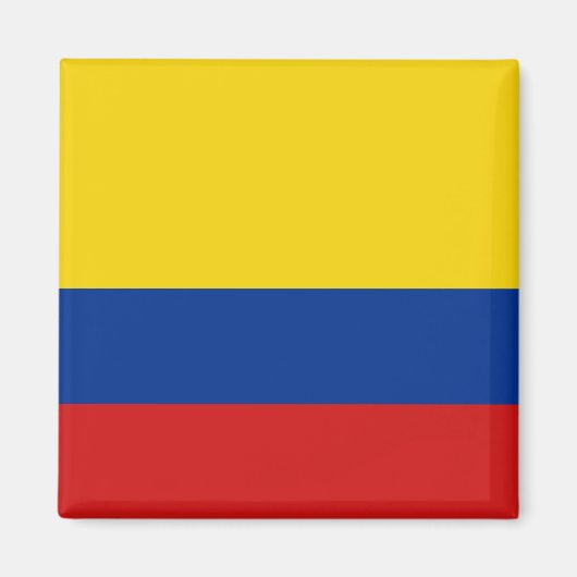 Aimant à drapeau de Colombie (Devant)