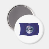 Aimant à drapeau de la planète (Recto/Verso)