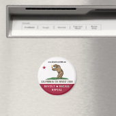 Aimant à drapeau de la révolte fiscale CA 2009 (In Situ (Lave-vaisselle))