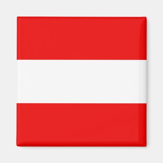 Aimant à drapeau de l'Autriche (Devant)