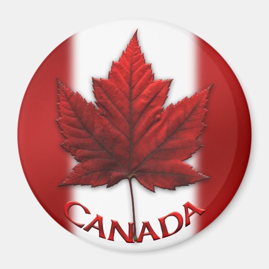 Aimant à drapeau du Canada Aimant à souvenir du Ca (Devant)
