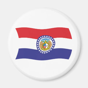 Aimant à drapeau du Missouri