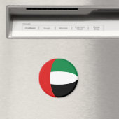 Aimant à drapeau Fisheye des Émirats arabes unis (In Situ (Lave-vaisselle))
