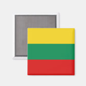 Aimant à drapeau lituanien (Recto/Verso)