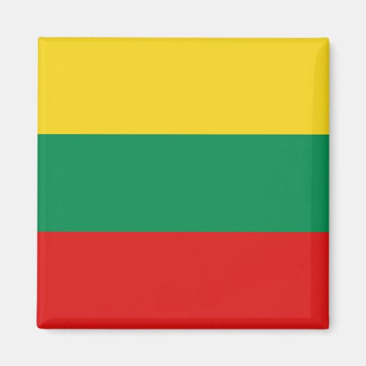 Aimant à drapeau lituanien (Devant)