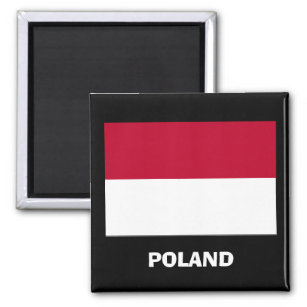 Aimant à drapeau Pologne*
